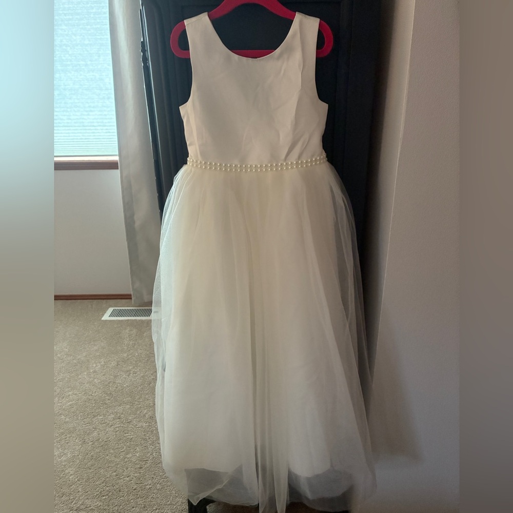 Girls white dress